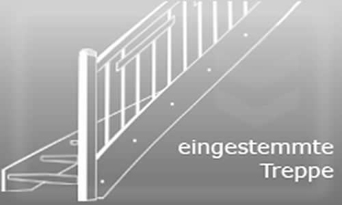 Eingestemmte Treppe